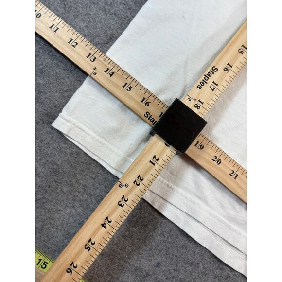 VINTAGE 90s The W Trunk Show Shirt Womens Small White Elephant Graphic Rare Tee - Picture 4 of 9